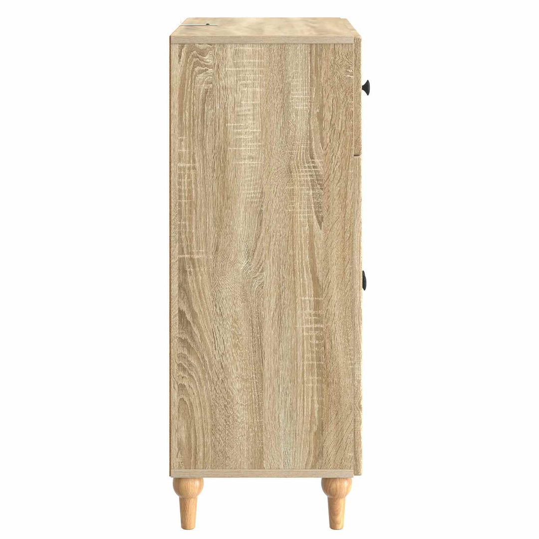 Sideboard Sonoma-eg 66 x 34,5 x 90 cm Konstrueret træ