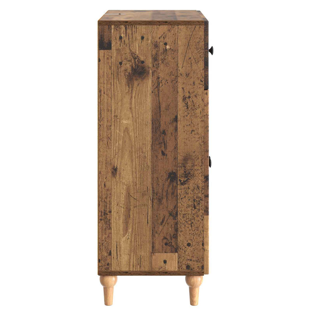 Sideboard Gammelt træ 66 x 34,5 x 90 cm Konstrueret træ