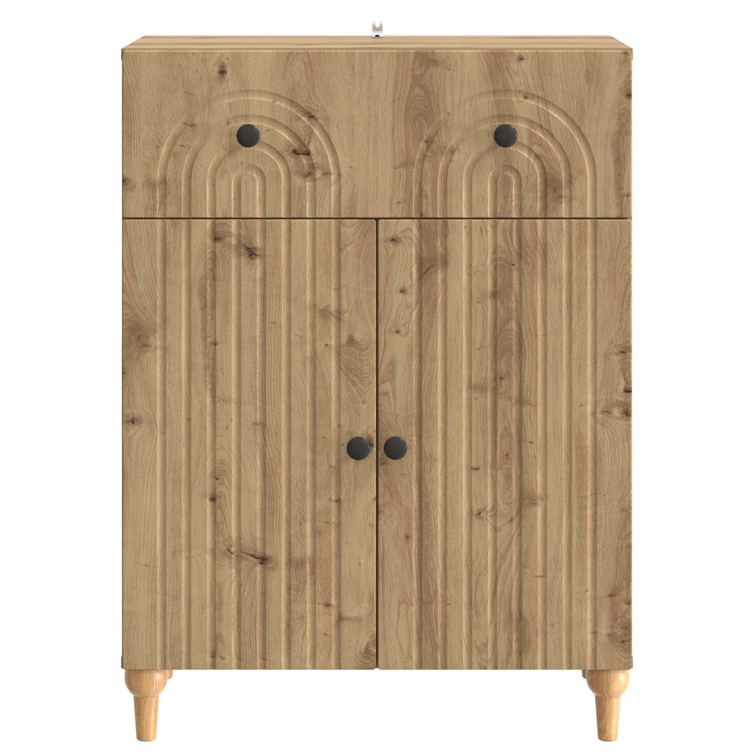 Sideboard Artisan-eg 66 x 34,5 x 90 cm Konstrueret træ