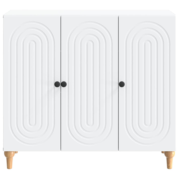 Sideboard Hvid 89 x 34,5 x 80 cm Konstrueret træ