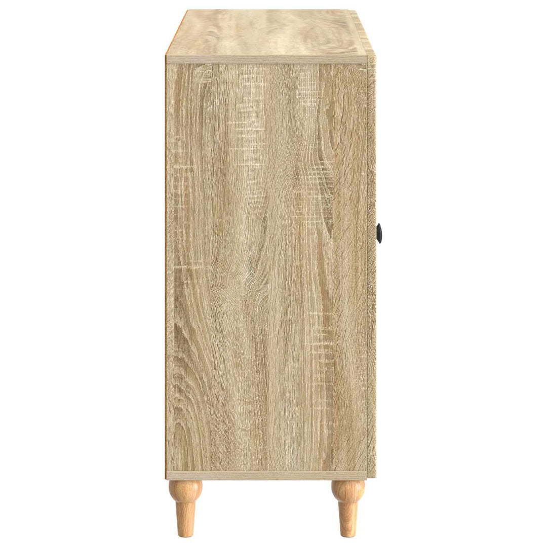 Sideboard Sonoma-eg 89 x 34,5 x 80 cm Konstrueret træ