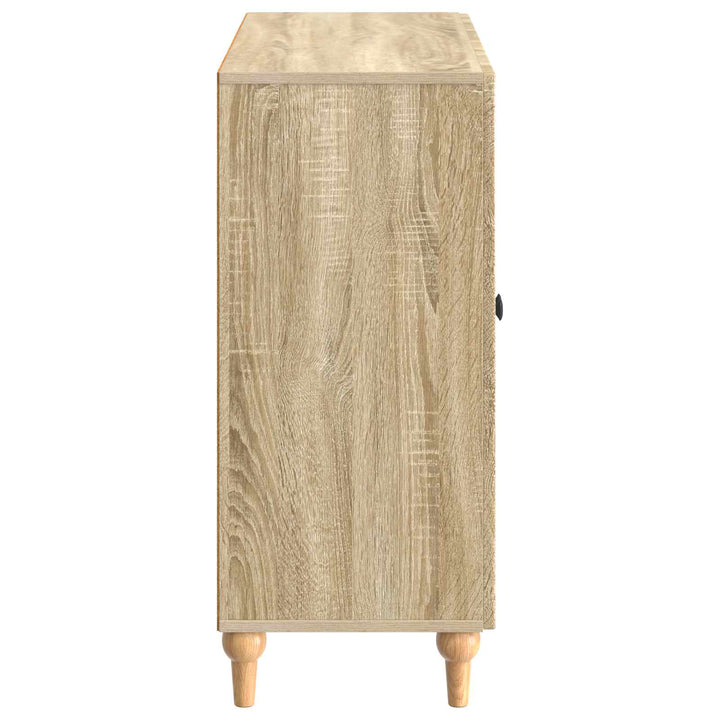 Sideboard Sonoma-eg 89 x 34,5 x 80 cm Konstrueret træ