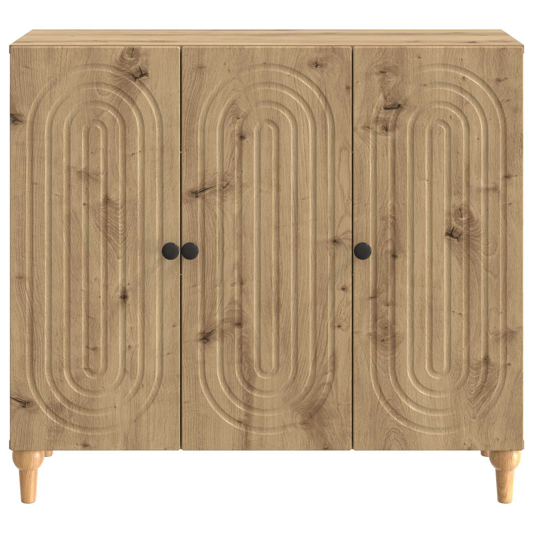 Sideboard Artisan-eg 89 x 34,5 x 80 cm Konstrueret træ