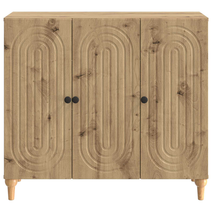 Sideboard Artisan-eg 89 x 34,5 x 80 cm Konstrueret træ