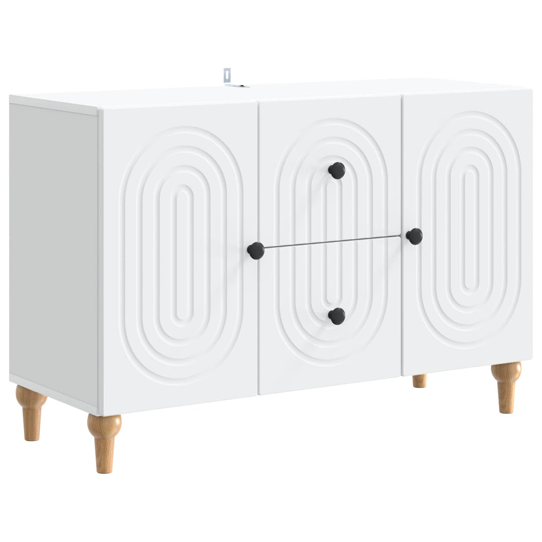 TV-skab med skuffe Hvid 89 x 34,5 x 60 cm Konstrueret træ