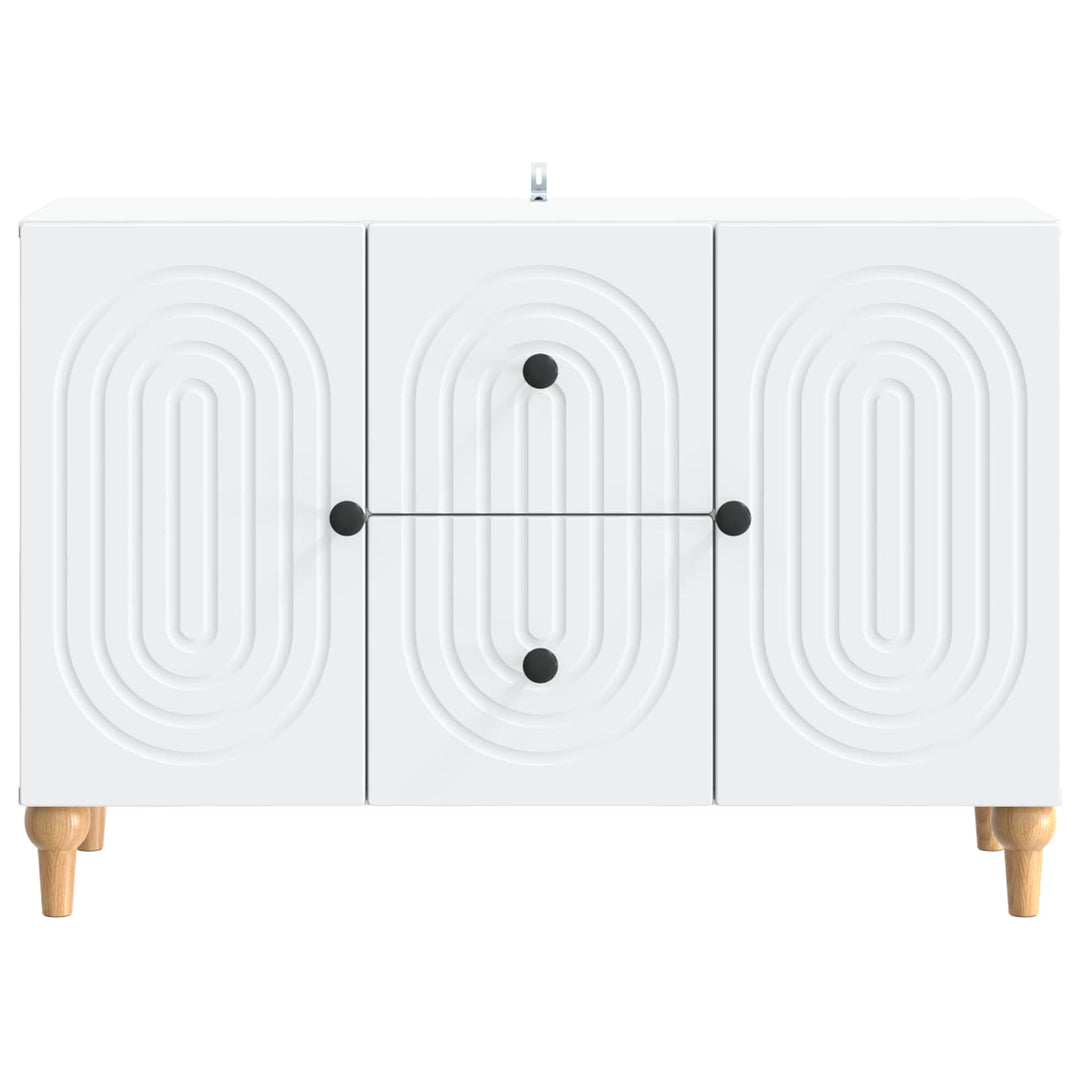 TV-skab med skuffe Hvid 89 x 34,5 x 60 cm Konstrueret træ