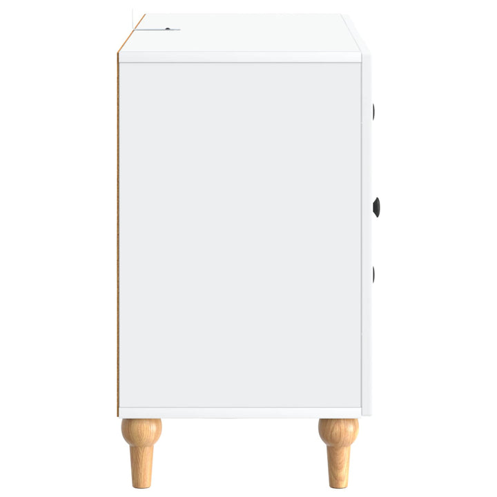 TV-skab med skuffe Hvid 89 x 34,5 x 60 cm Konstrueret træ