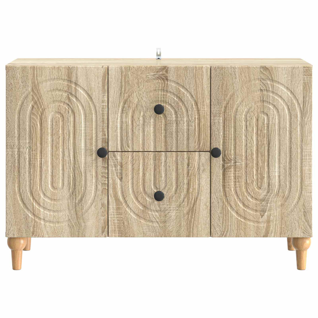 TV-skab med skuffe Sonoma-eg 89 x 34,5 x 60 cm Konstrueret træ