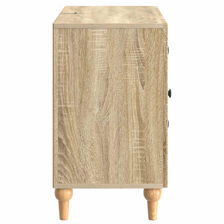TV-skab med skuffe Sonoma-eg 89 x 34,5 x 60 cm Konstrueret træ