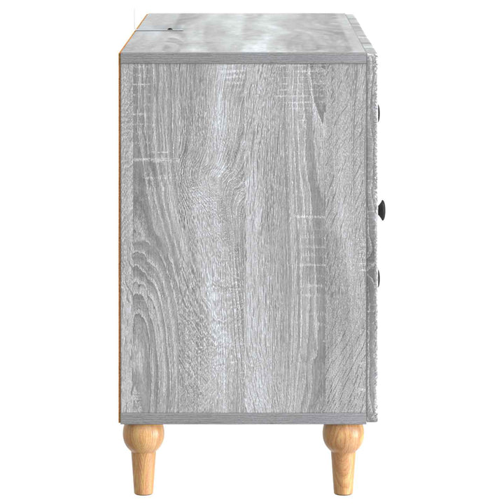 TV-skab Grå sonoma-eg 89 x 34,5 x 60 cm Konstrueret træ