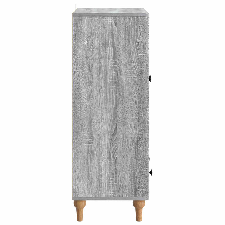 Sideboard Grå sonoma-eg 66 x 34,5 x 95 cm Konstrueret træ