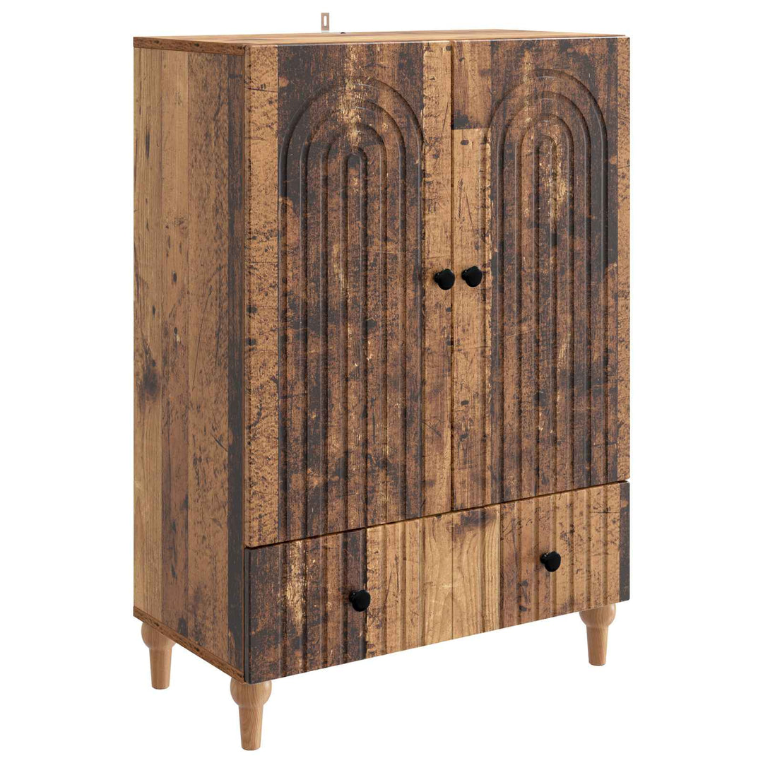 Sideboard Gammelt træ 66 x 34,5 x 95 cm Konstrueret træ