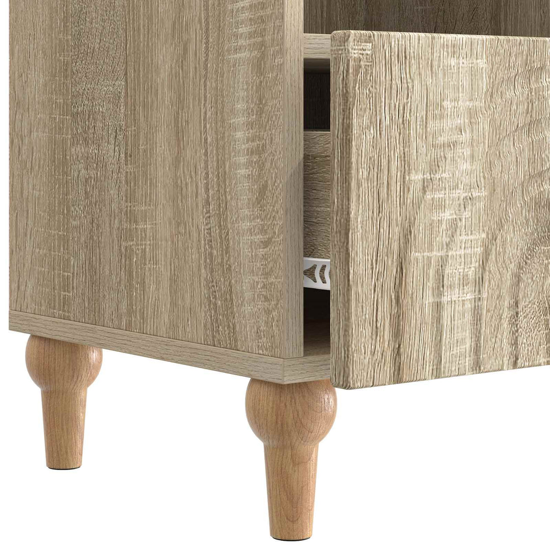 TV-skab 102 x 34,5 x 50 cm Sonoma eg Konstrueret træ