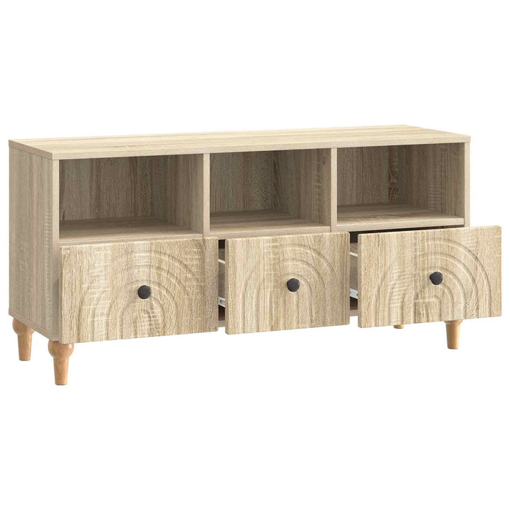 TV-skab 102 x 34,5 x 50 cm Sonoma eg Konstrueret træ