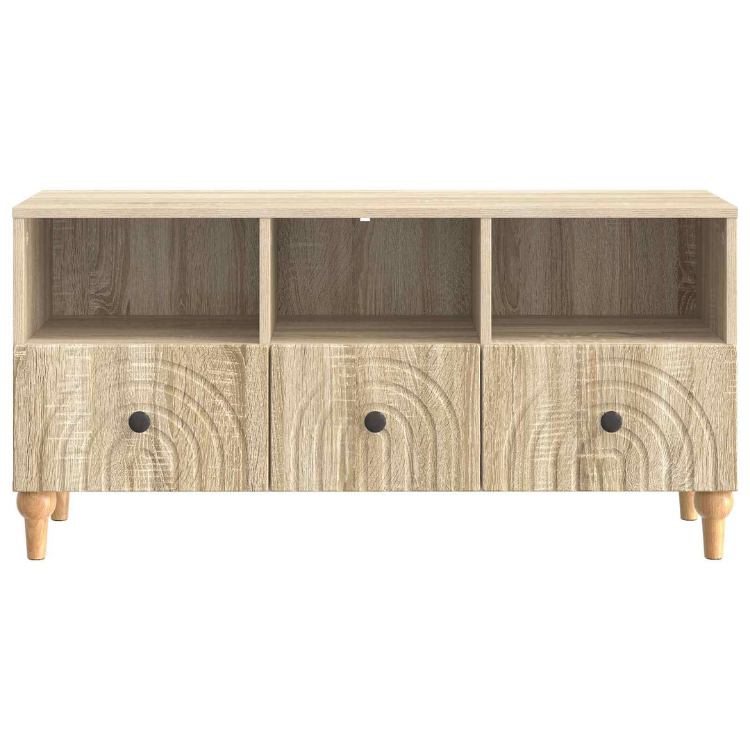 TV-skab 102 x 34,5 x 50 cm Sonoma eg Konstrueret træ