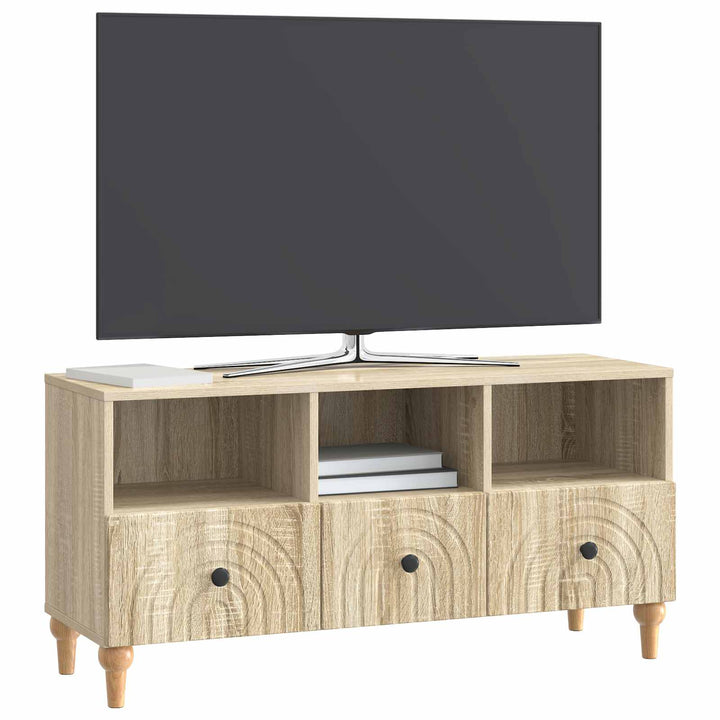 TV-skab 102 x 34,5 x 50 cm Sonoma eg Konstrueret træ