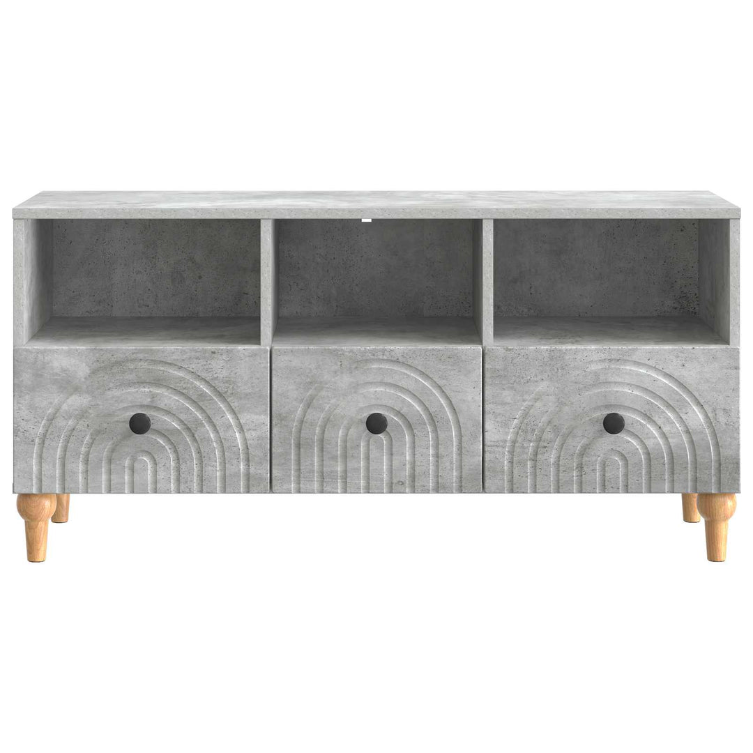 TV-skab BetonGrå 102 x 34,5 x 50 cm Konstrueret træ