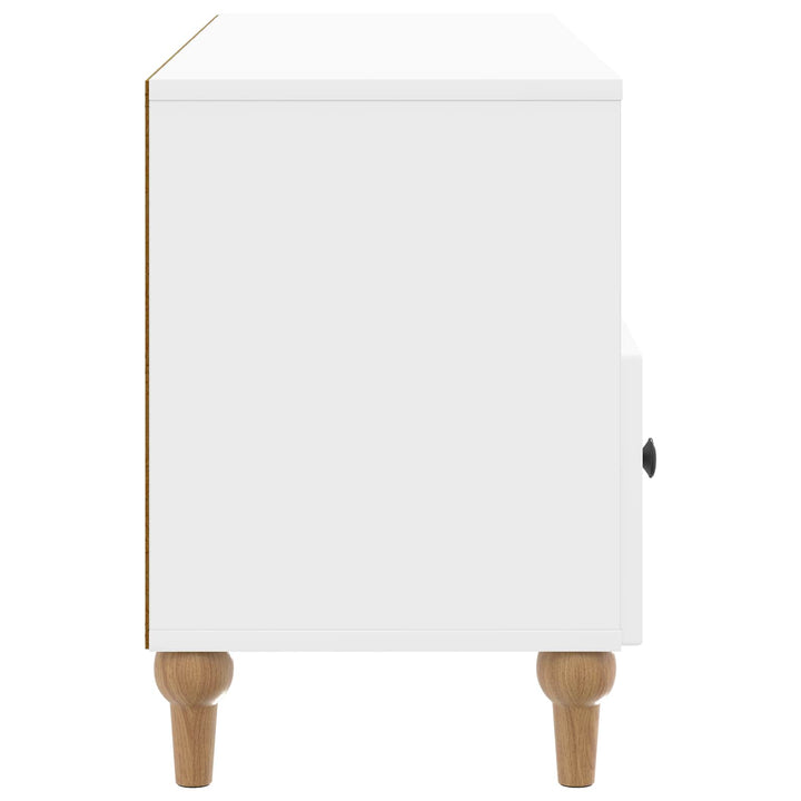 TV-skab Højglans Hvid 102 x 34,5 x 50 cm Konstrueret træ