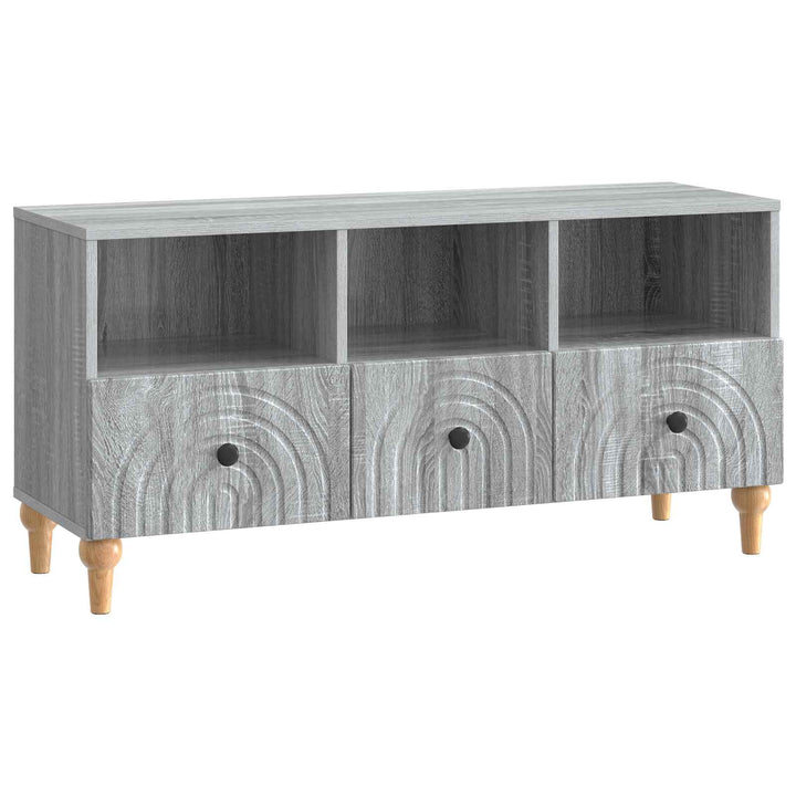 TV-skab Grå Sonoma 102 x 34,5 x 50 cm Konstrueret træ