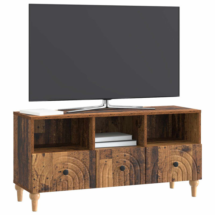 TV-skab Gammelt træ 102 x 34,5 x 50 cm Konstrueret træ