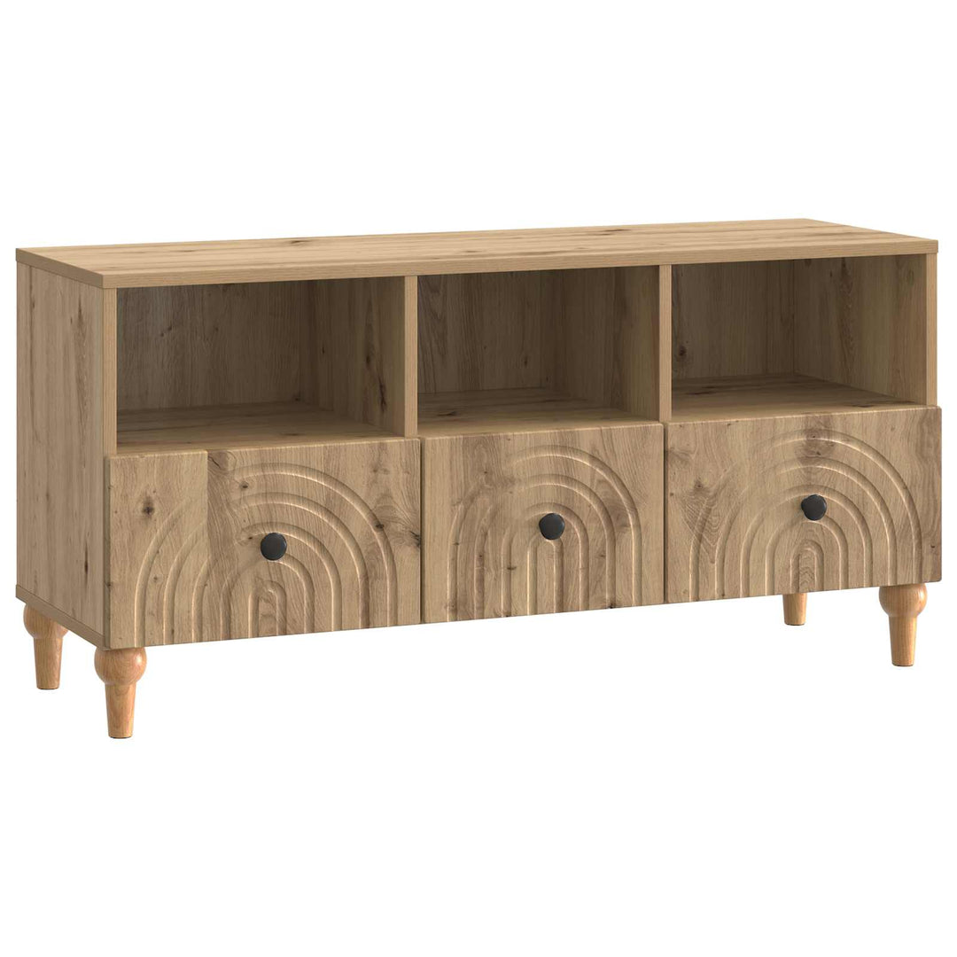 TV-skab 102 x 34,5 x 50 cm Artisan Eg Konstrueret træ