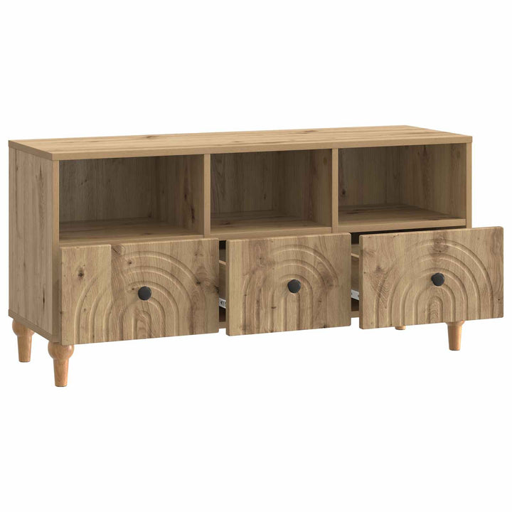 TV-skab 102 x 34,5 x 50 cm Artisan Eg Konstrueret træ