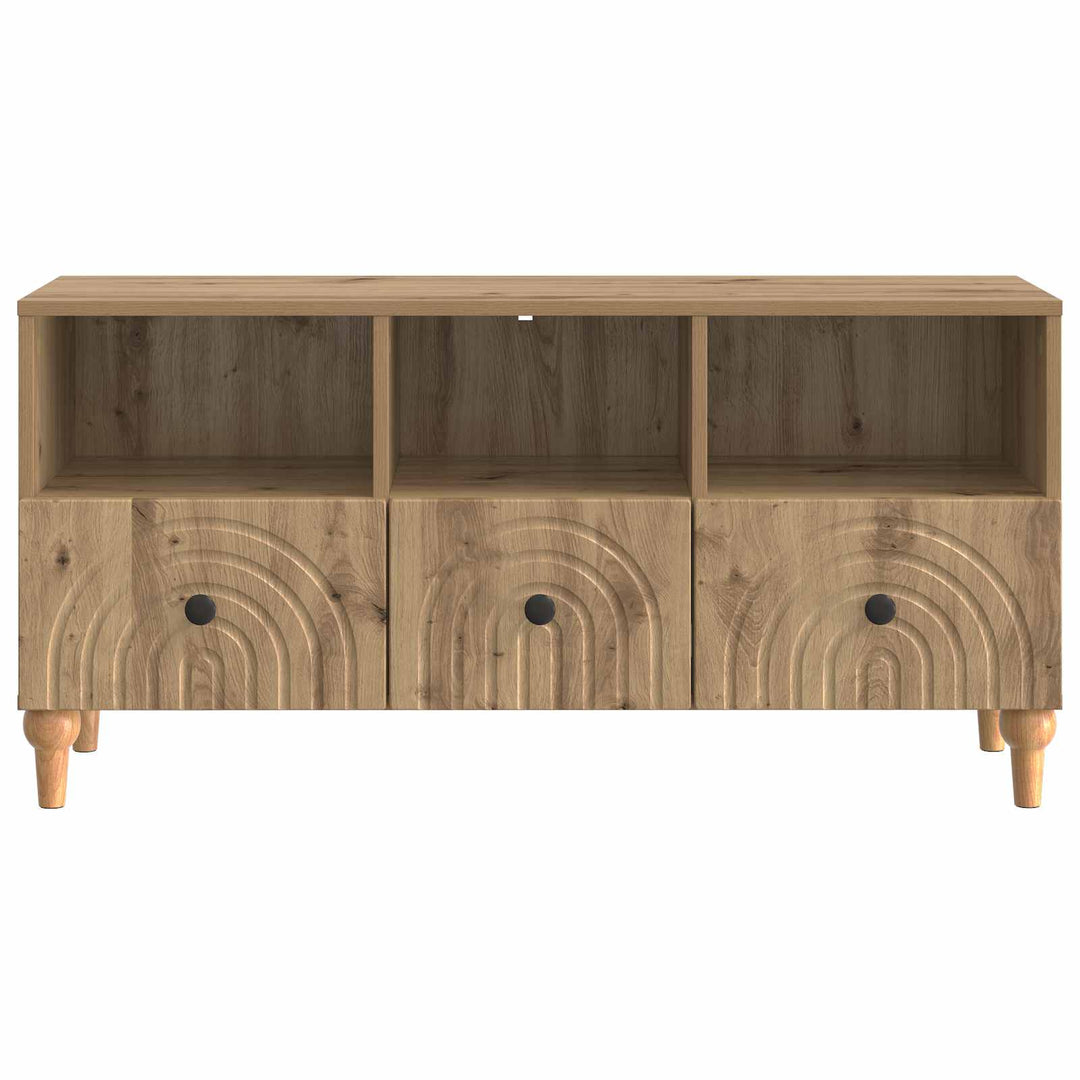 TV-skab 102 x 34,5 x 50 cm Artisan Eg Konstrueret træ
