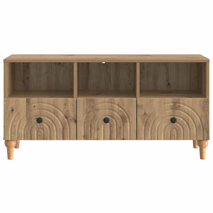 TV-skab 102 x 34,5 x 50 cm Artisan Eg Konstrueret træ