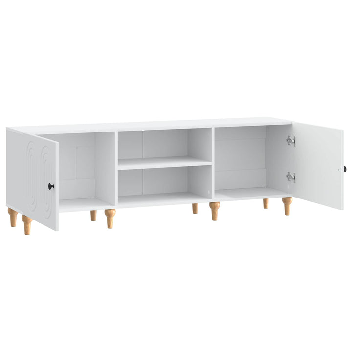 TV-skab Hvid 150 x 31 x 50 cm Konstrueret træ