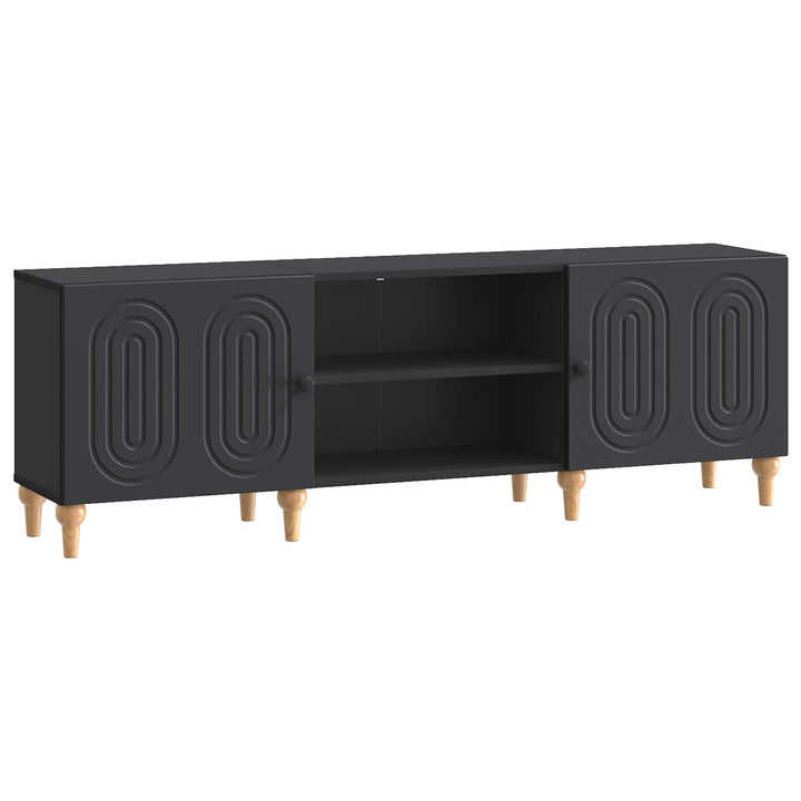 TV-skab 150 x 31 x 50 cm Sort Konstrueret træ
