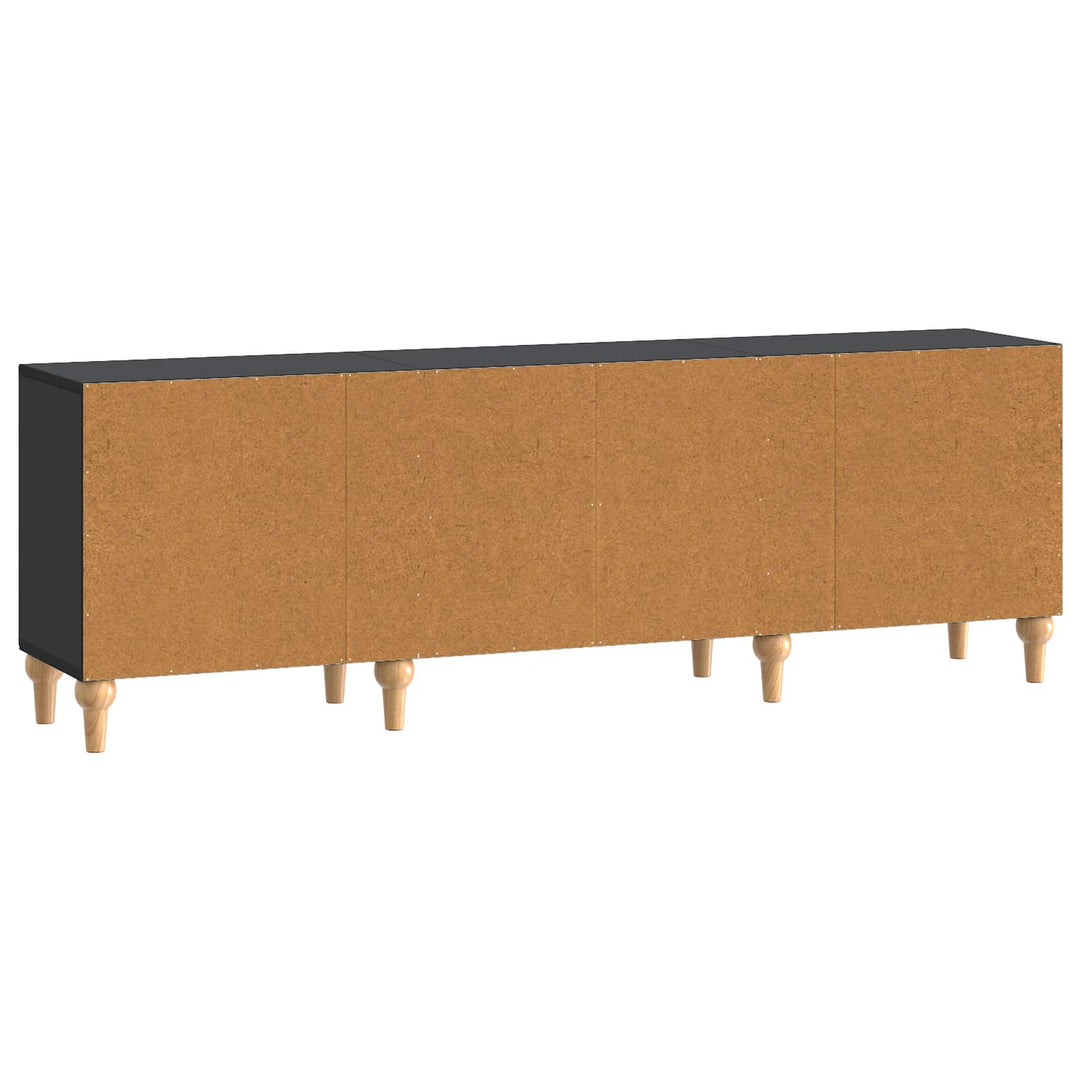 TV-skab 150 x 31 x 50 cm Sort Konstrueret træ