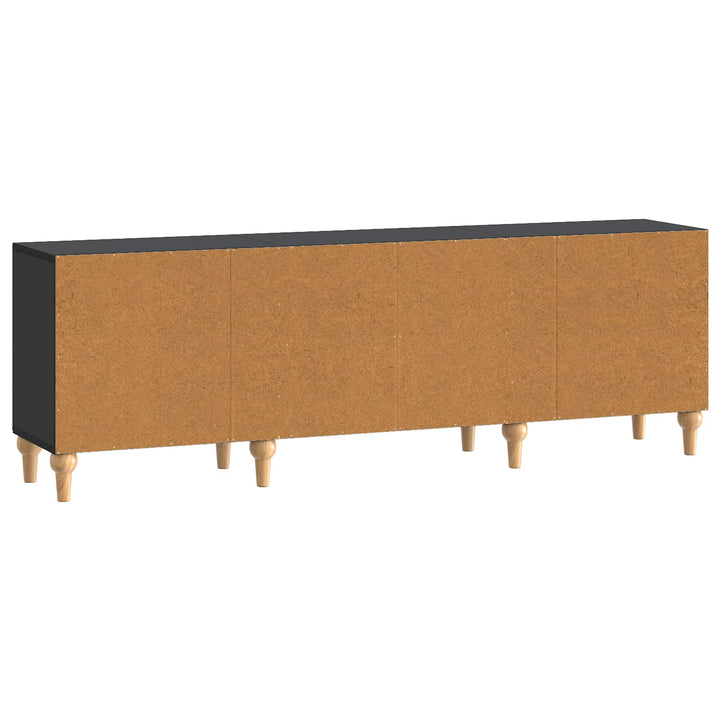 TV-skab 150 x 31 x 50 cm Sort Konstrueret træ