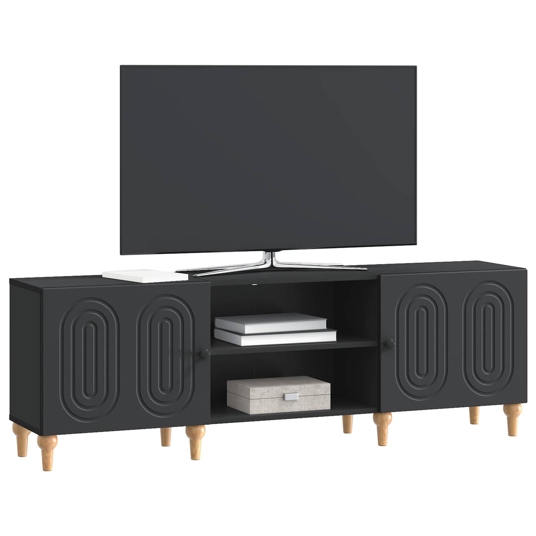TV-skab 150 x 31 x 50 cm Sort Konstrueret træ