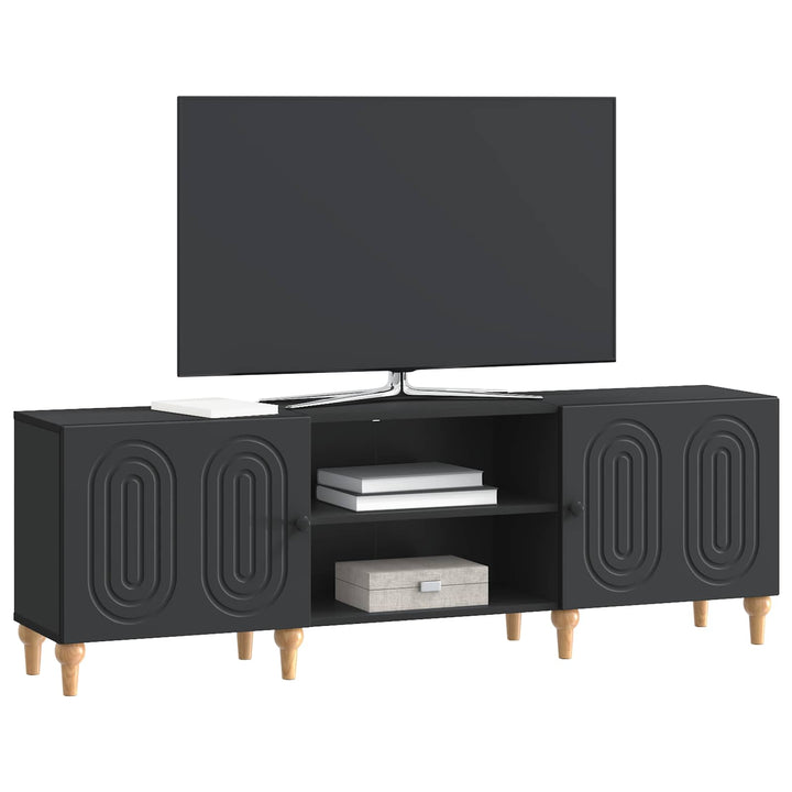 TV-skab 150 x 31 x 50 cm Sort Konstrueret træ