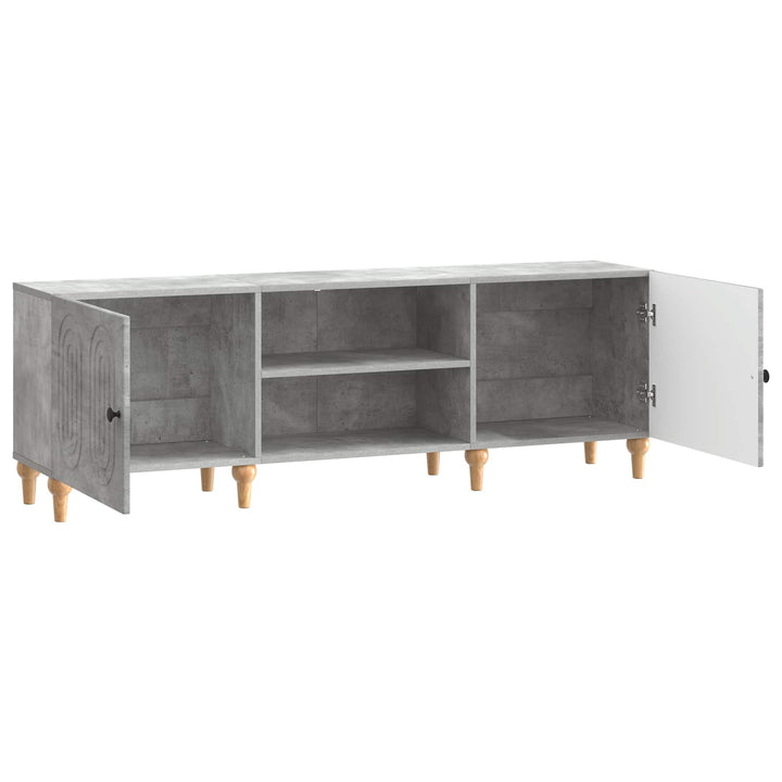TV-skab 150 x 31 x 50 cm Betongrå Konstrueret træ