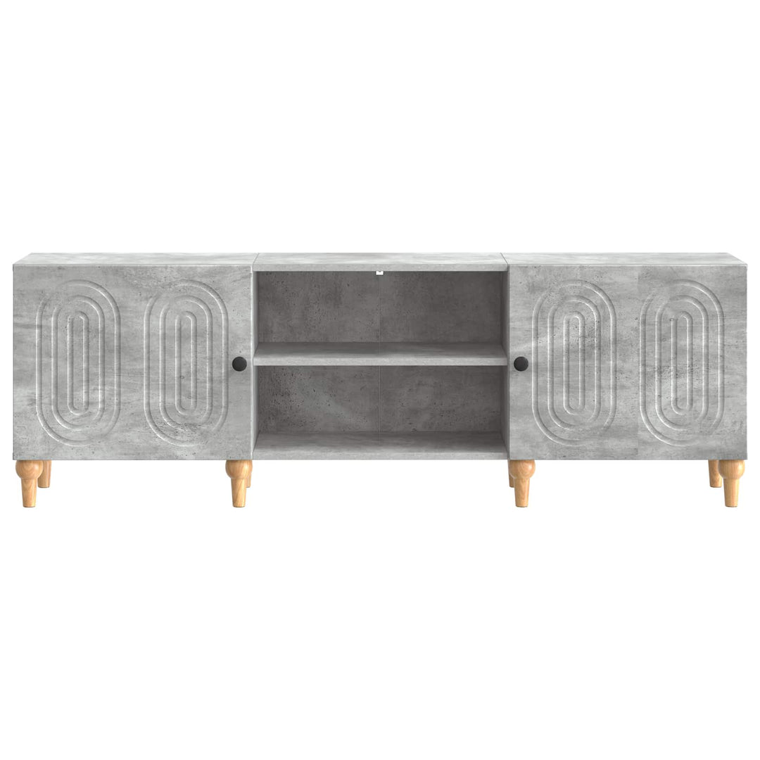 TV-skab 150 x 31 x 50 cm Betongrå Konstrueret træ