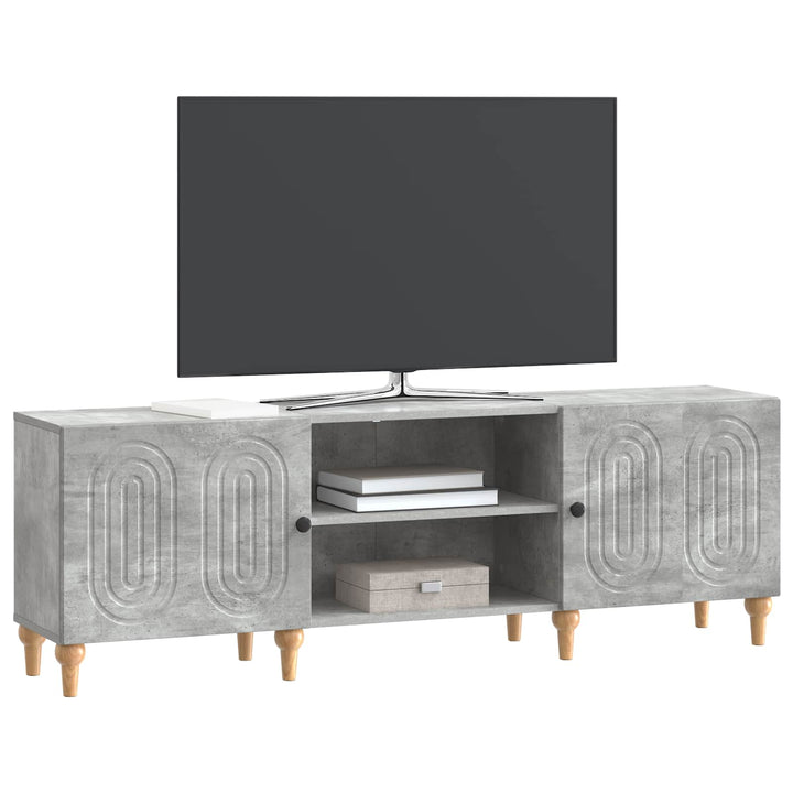 TV-skab 150 x 31 x 50 cm Betongrå Konstrueret træ