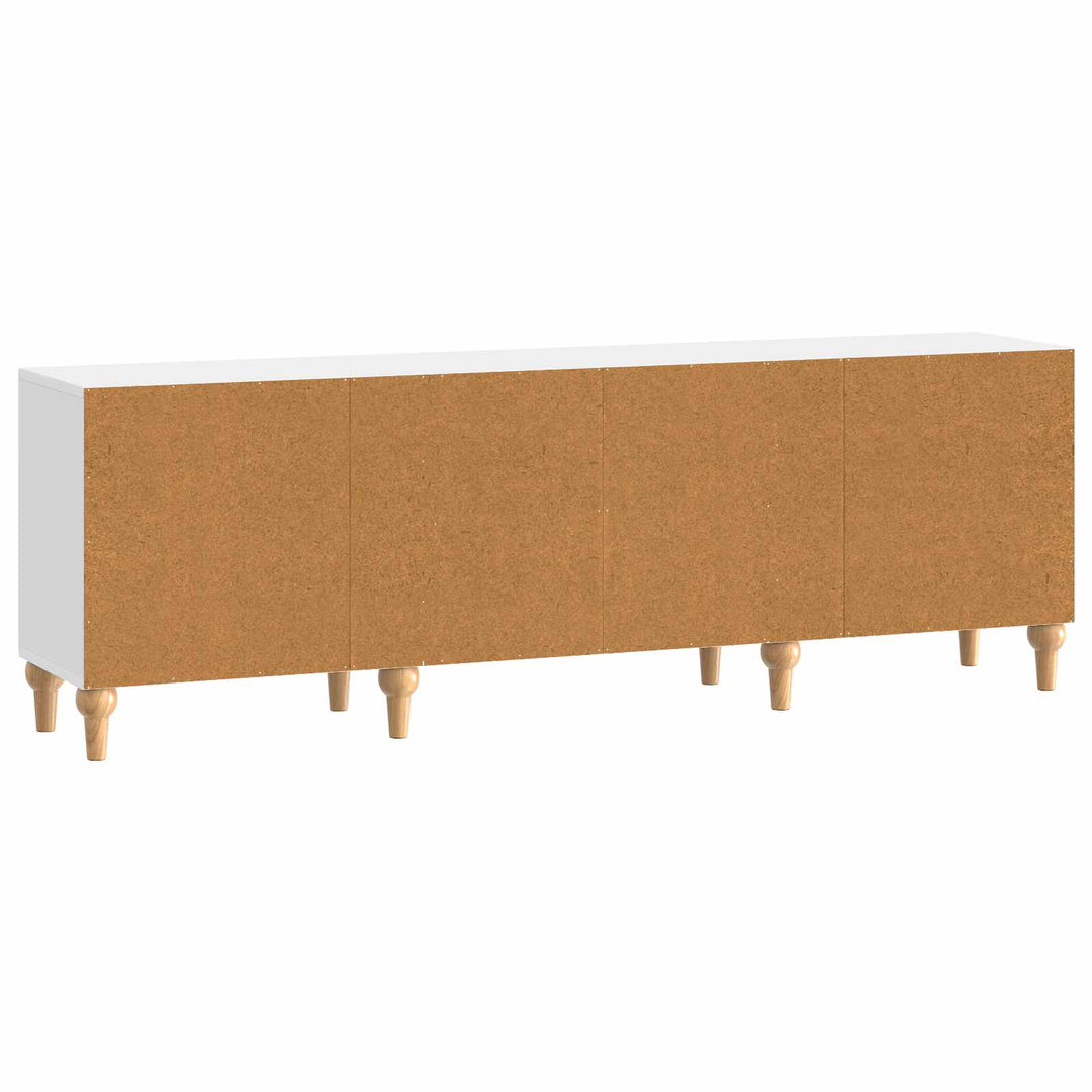TV-skab 150 x 31 x 50 cm Hvid højglans Konstrueret træ