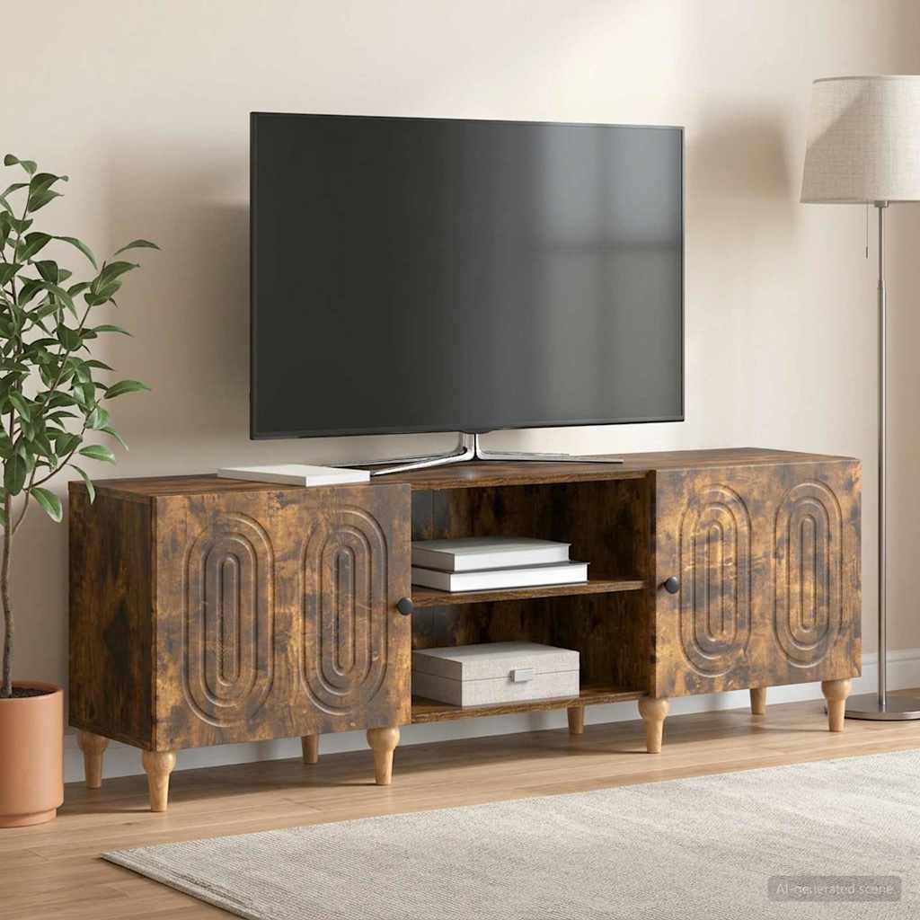 TV-skab 150 x 31 x 50 cm Røget eg Konstrueret træ