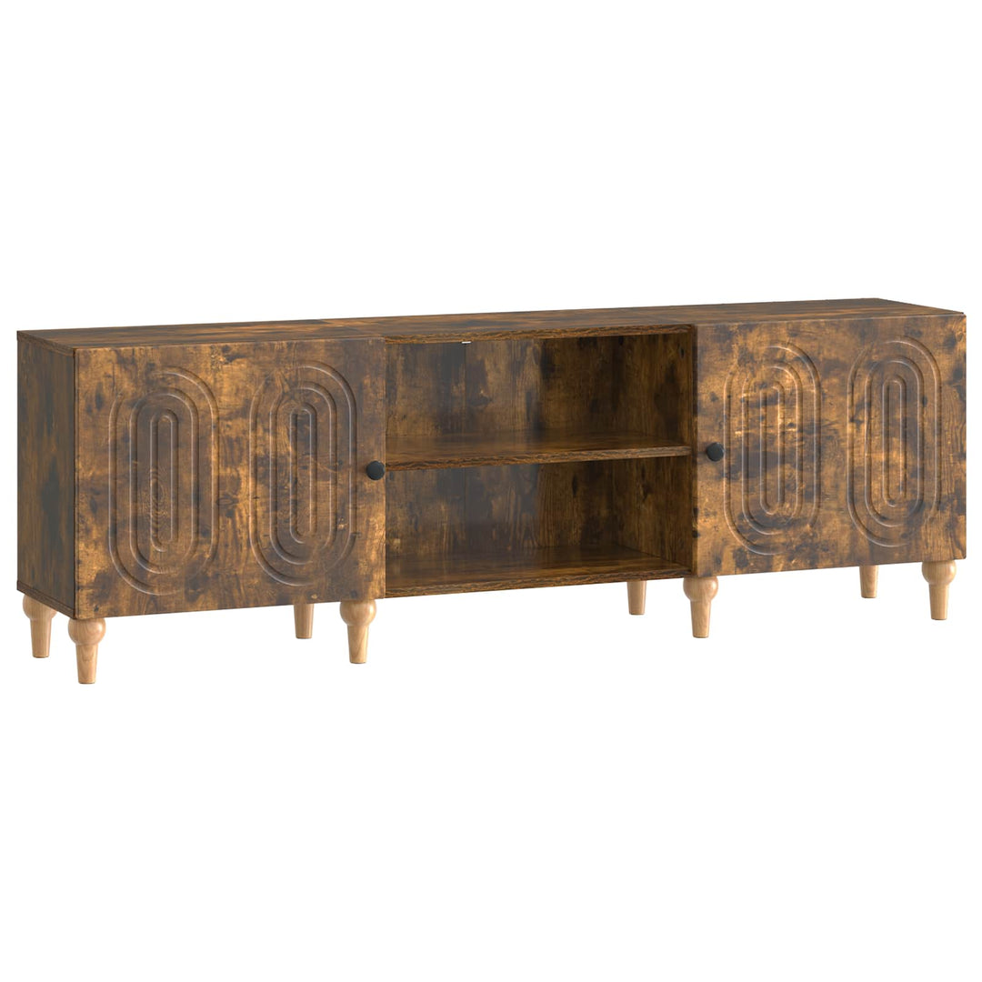 TV-skab 150 x 31 x 50 cm Røget eg Konstrueret træ