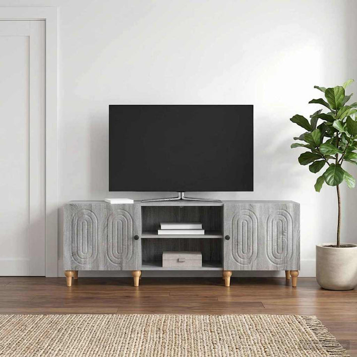 TV-skab 150 x 31 x 50 cm Grå sonoma-eg Konstrueret træ