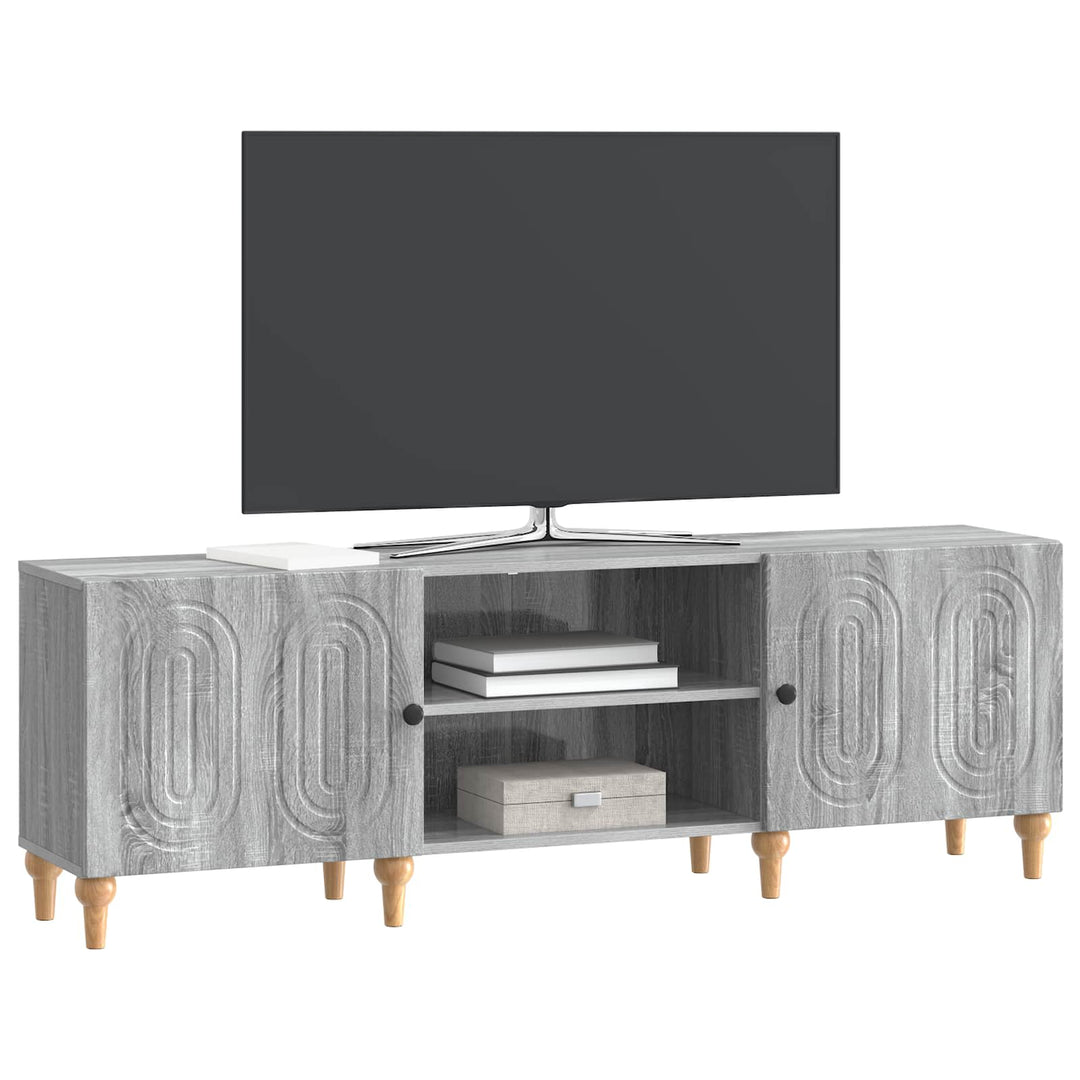 TV-skab 150 x 31 x 50 cm Grå sonoma-eg Konstrueret træ