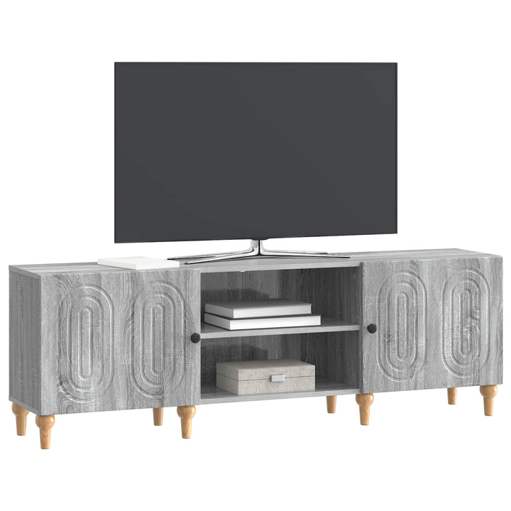 TV-skab 150 x 31 x 50 cm Grå sonoma-eg Konstrueret træ