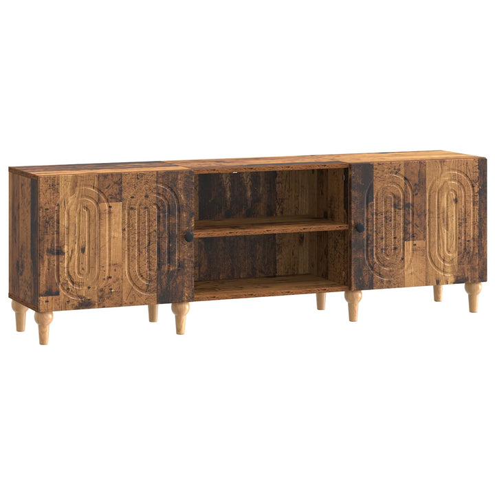 TV-skab 150 x 31 x 50 cm Gammelt træ Konstrueret træ