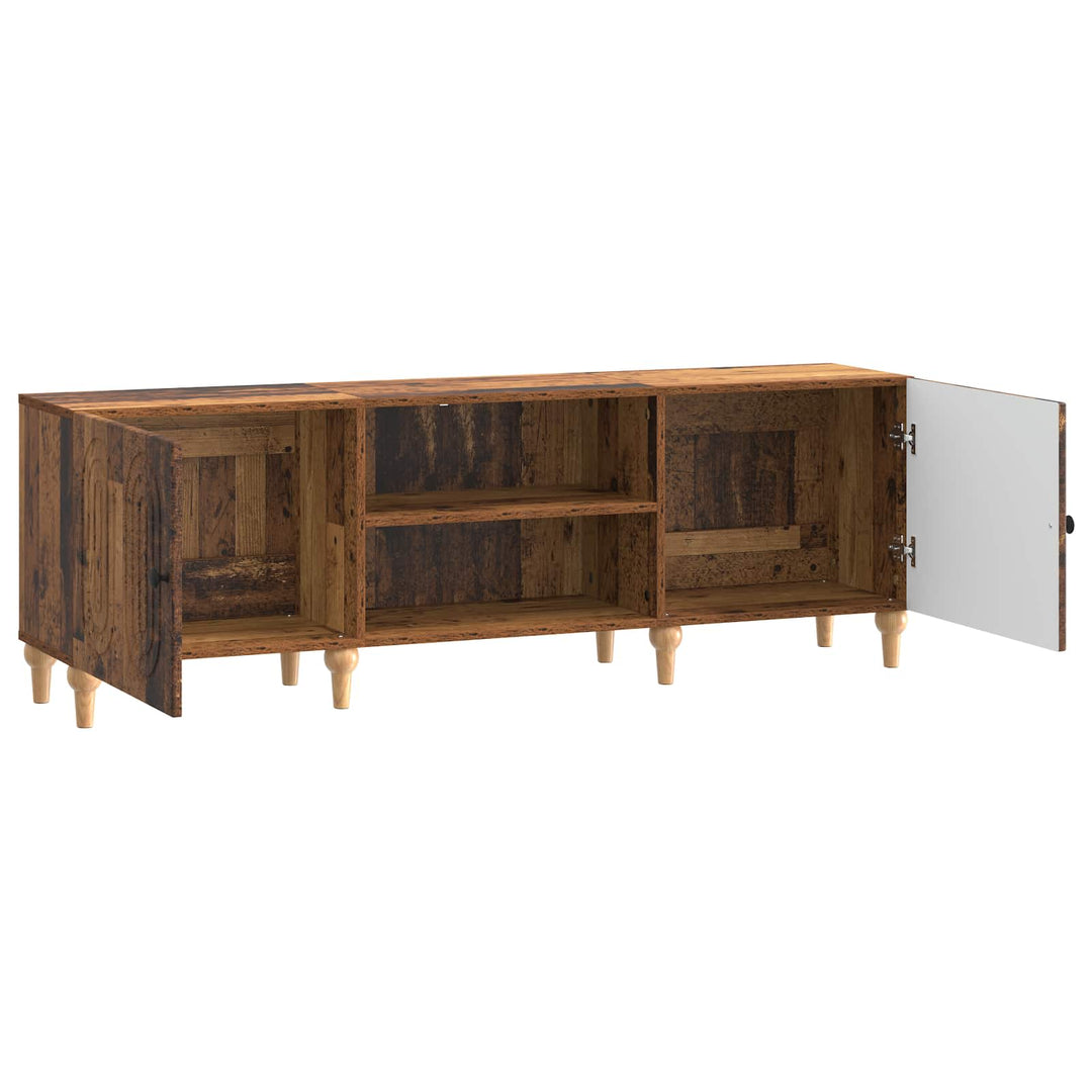 TV-skab 150 x 31 x 50 cm Gammelt træ Konstrueret træ
