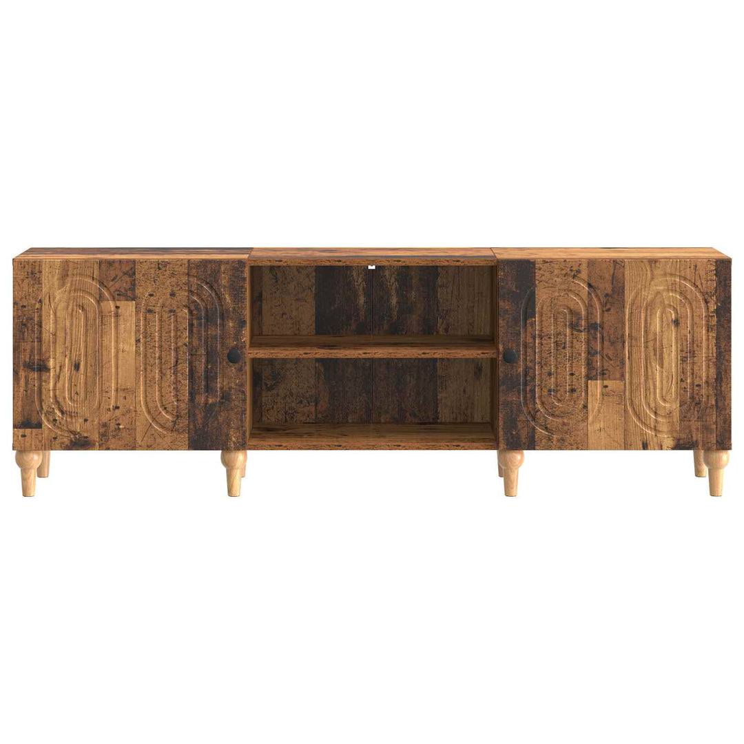 TV-skab 150 x 31 x 50 cm Gammelt træ Konstrueret træ
