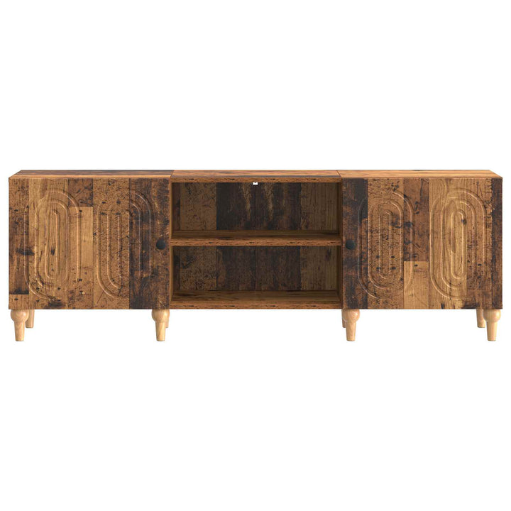 TV-skab 150 x 31 x 50 cm Gammelt træ Konstrueret træ