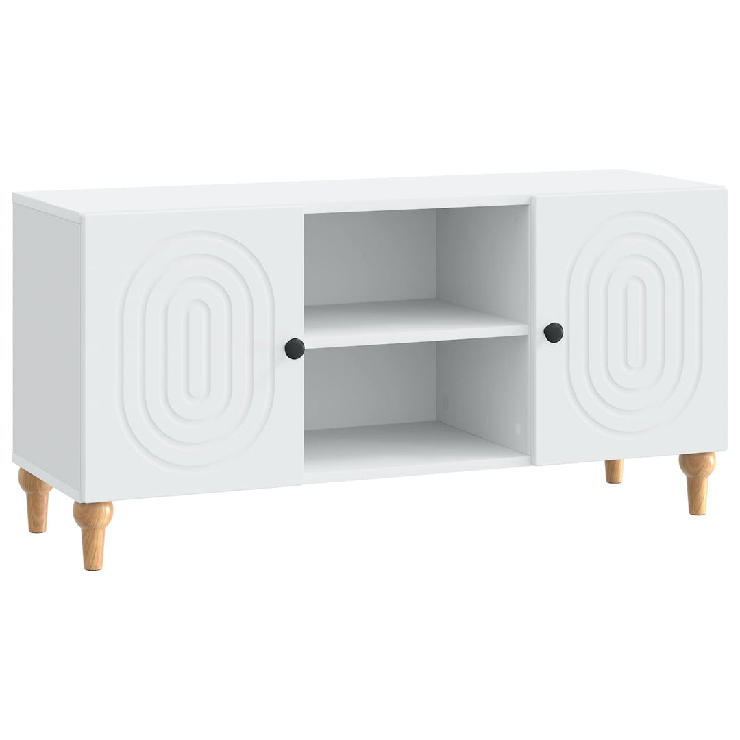 TV-skab Hvid 102 x 34,5 x 50 cm Konstrueret træ