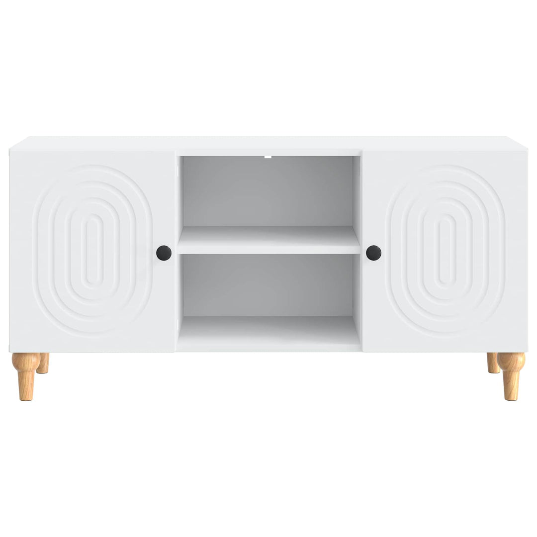 TV-skab Hvid 102 x 34,5 x 50 cm Konstrueret træ