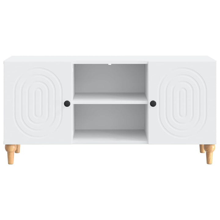 TV-skab Hvid 102 x 34,5 x 50 cm Konstrueret træ